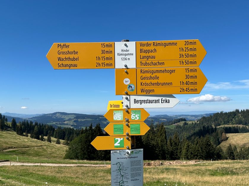 Bild zur Wanderung Rämisgummen-Wachthubel