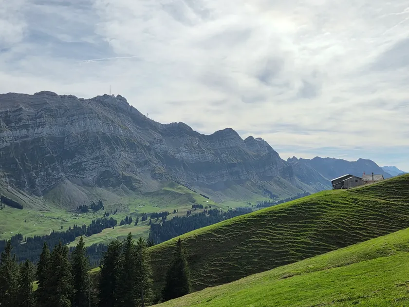 Sicht auf den Säntis