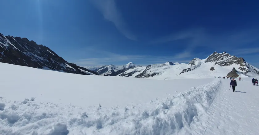 Wanderung Jungfraujoch - Mönchsjochhütte - Jungfraujoch